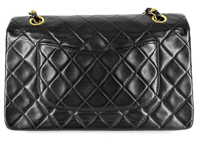 Borsa a tracolla Chanel Matelassé 25 Nero - vista 2