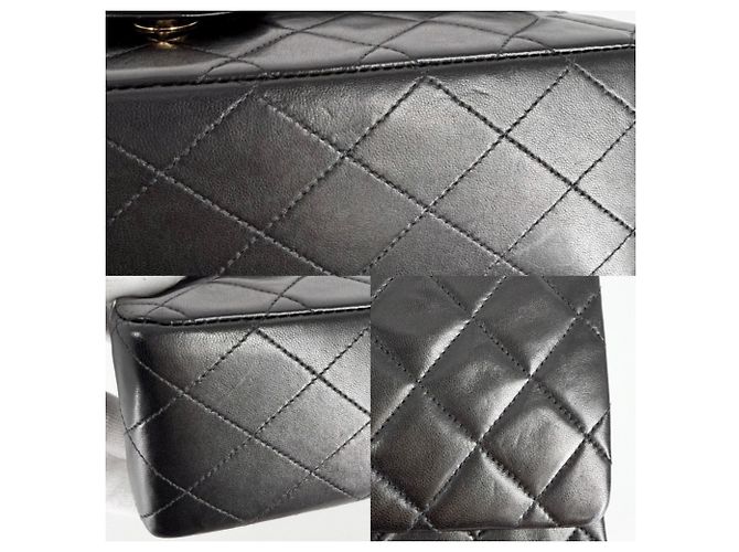 Borsa a tracolla Chanel Matelassé 25 Nero - vista 7