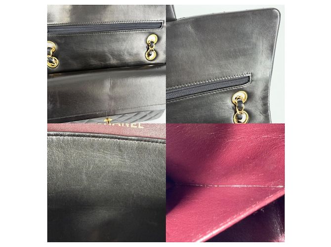 Borsa a tracolla Chanel Matelassé 25 Nero - vista 8