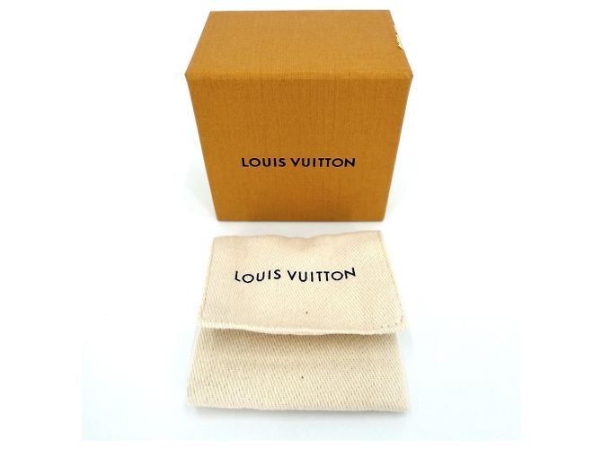 Collana Louis Vuitton strass dorata D'oro - vista 7