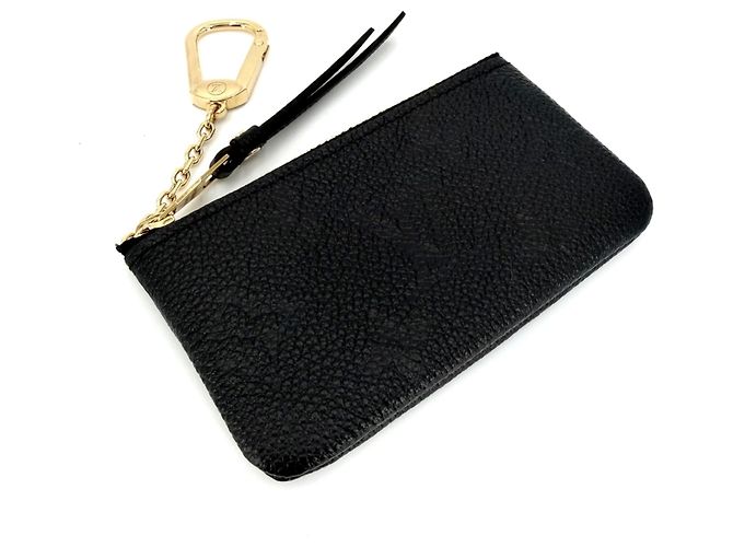 Portamonete Monogram Empreinte uomo Louis Vuitton Nero - vista 3