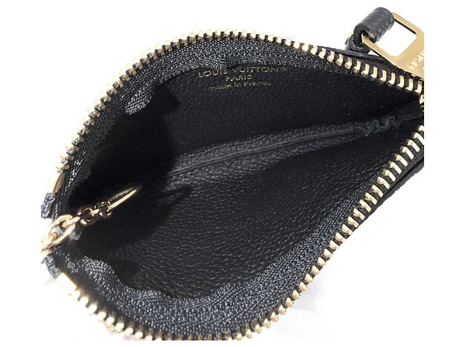Portamonete Monogram Empreinte uomo Louis Vuitton Nero - vista 4