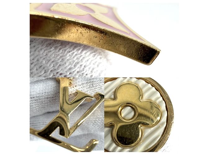 Charm per borsa Louis Vuitton Monogram Flower D'oro - vista 5