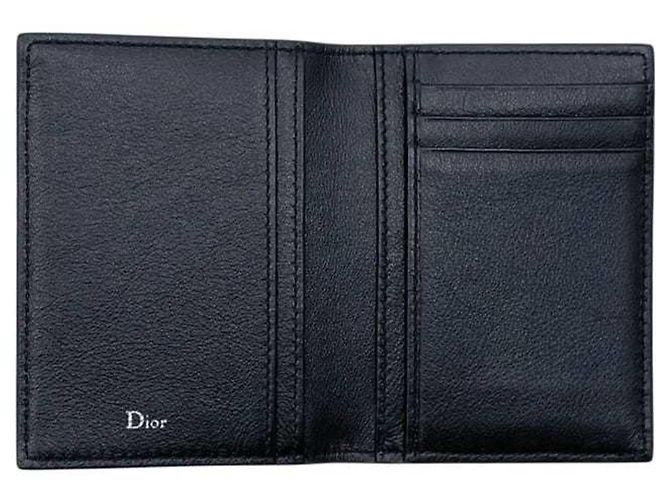 Christian Dior Black Leather Card Case - view 3