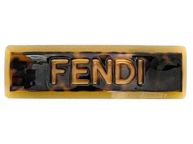 Pasador para el pelo Fendi marrón Castaño - vista 2