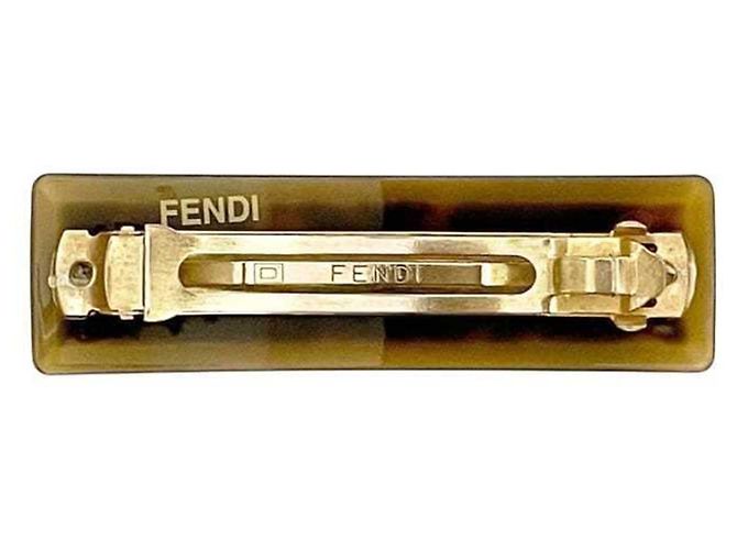 Pasador para el pelo Fendi marrón Castaño - vista 3