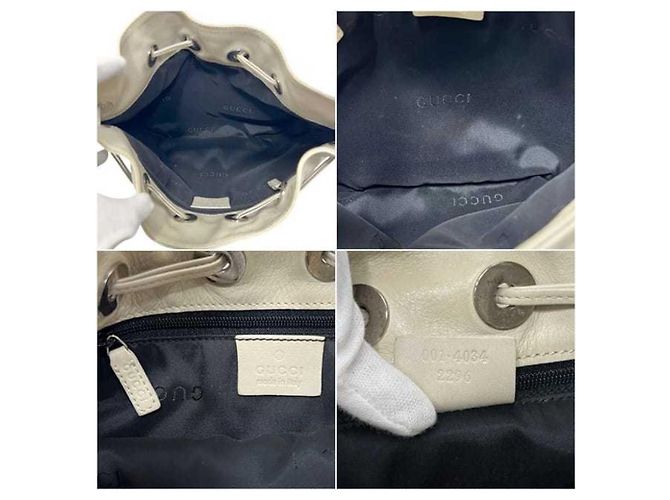 Borsa a mano Gucci in pelle avorio Crudo - vista 3