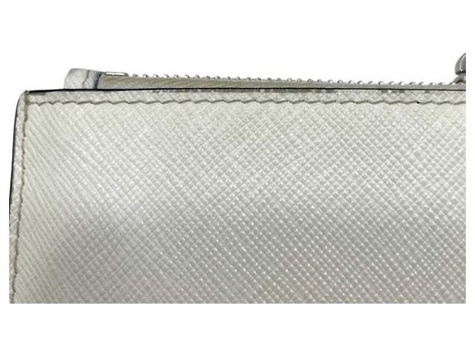 Portafoglio bi-fold Prada in pelle Saffiano bianca Bianco - vista 10