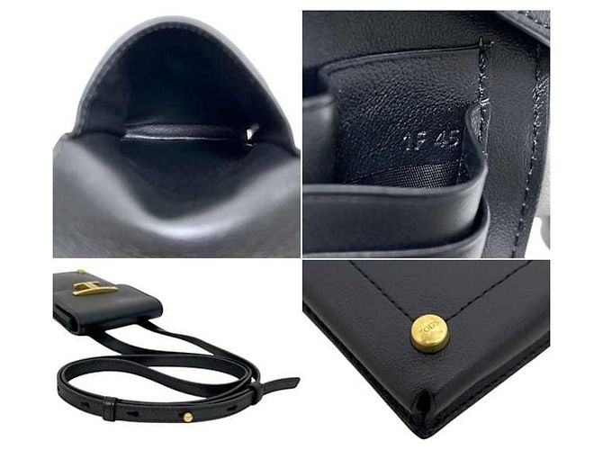 Borsa a tracolla Pochette Smartphone in pelle Tod's Nero - vista 3