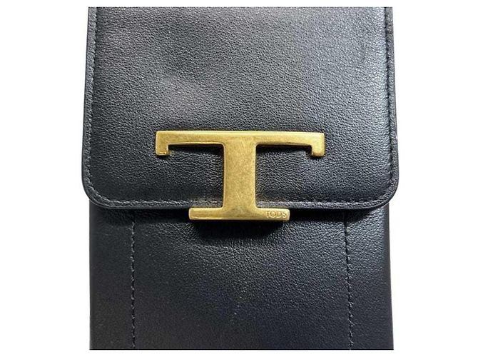 Borsa a tracolla Pochette Smartphone in pelle Tod's Nero - vista 6