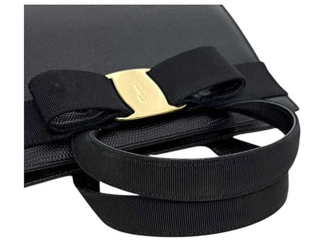 Borsa Salvatore Ferragamo Vara Nero - vista 5