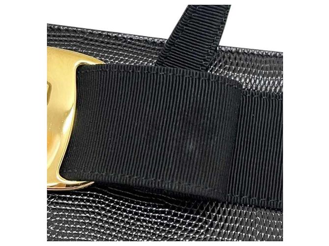 Borsa Salvatore Ferragamo Vara Nero - vista 7