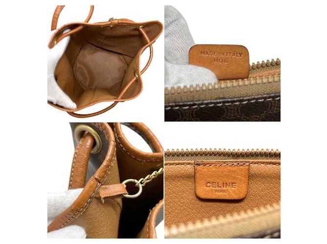 Céline Zaino/Borsa a tracolla Celine Macadam M08 Marrone - vista 3