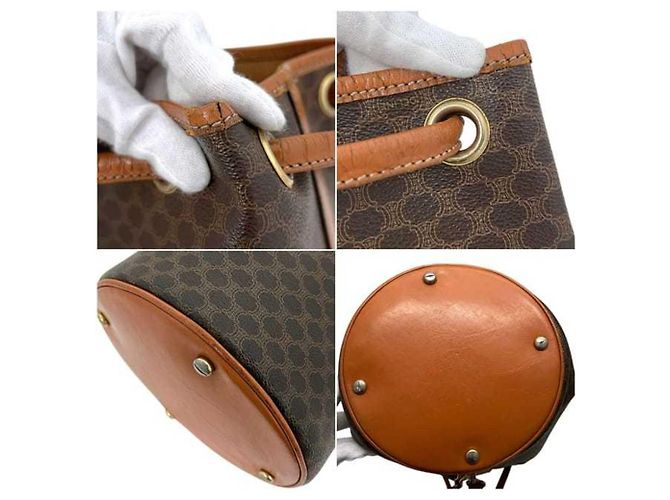 Céline Zaino/Borsa a tracolla Celine Macadam M08 Marrone - vista 8