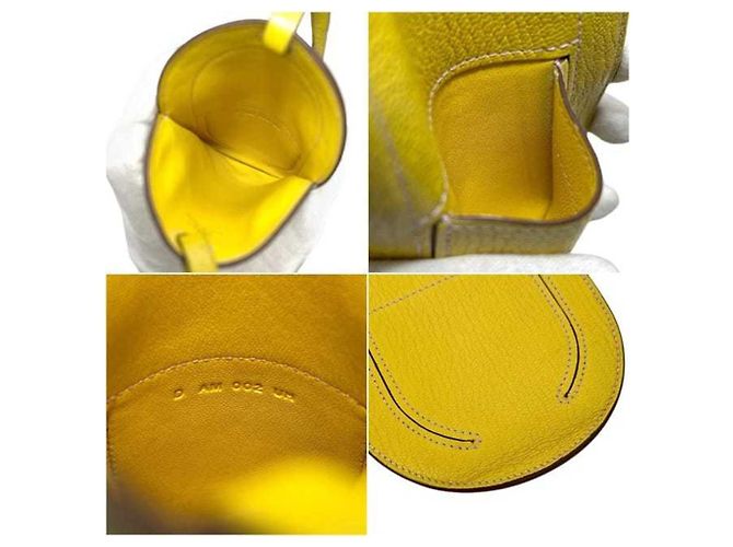 Hermès Borsa a tracolla per smartphone In the Loop To Go PM Giallo - vista 3