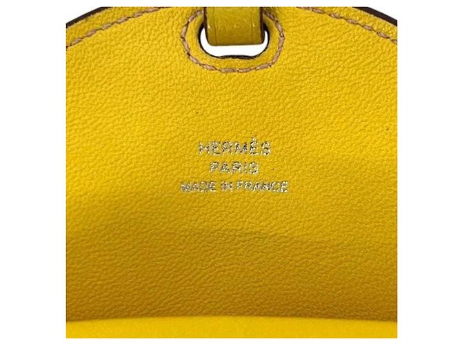 Hermès Borsa a tracolla per smartphone In the Loop To Go PM Giallo - vista 5