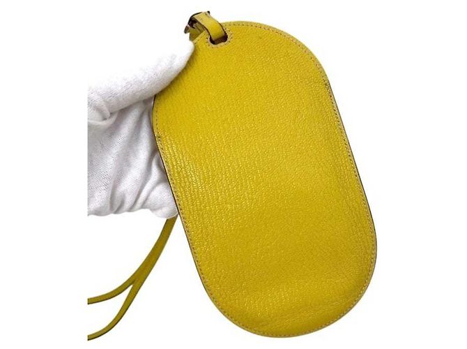 Hermès Borsa a tracolla per smartphone In the Loop To Go PM Giallo - vista 7