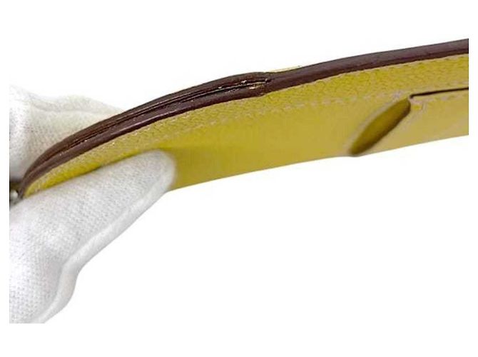 Hermès Borsa a tracolla per smartphone In the Loop To Go PM Giallo - vista 8