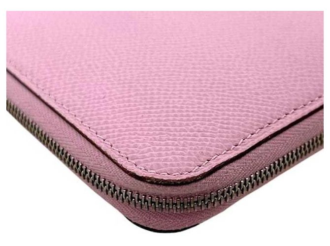 Hermès Cartera larga Hermes Azap de seda Rosa - vista 8