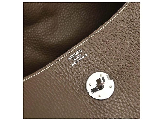 Hermès Hermes Lindy Clémence 30 Marrone - vista 4