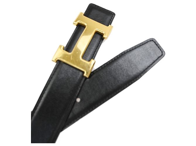 Hermès Hermes Constance Reversible Belt Leather Medium Black - view 5