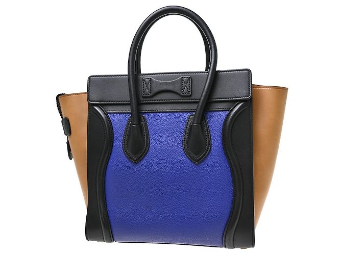 Céline Celine Tricolor Luggage Leather Micro Multicolore - vista 2