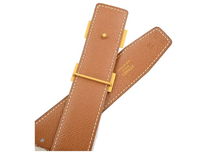 Hermès Hermes Constance Reversible Belt Leather Medium Black - view 6