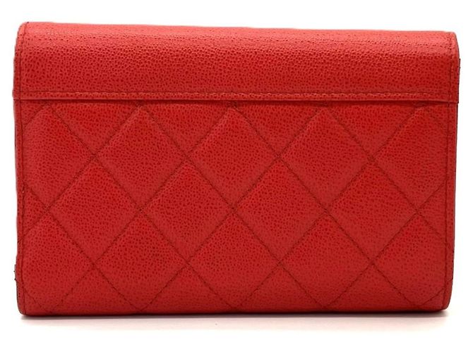 Cartera Chanel Matelassé Tri-Fold Rosa - vista 2