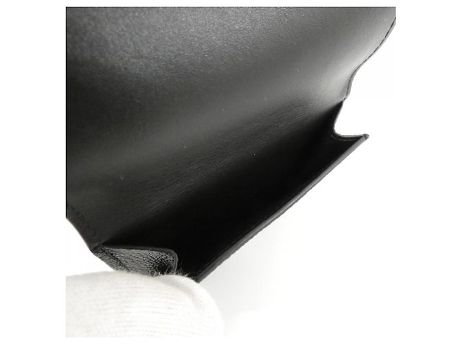 Cartera Loewe Pebble Trifold Negro - vista 5