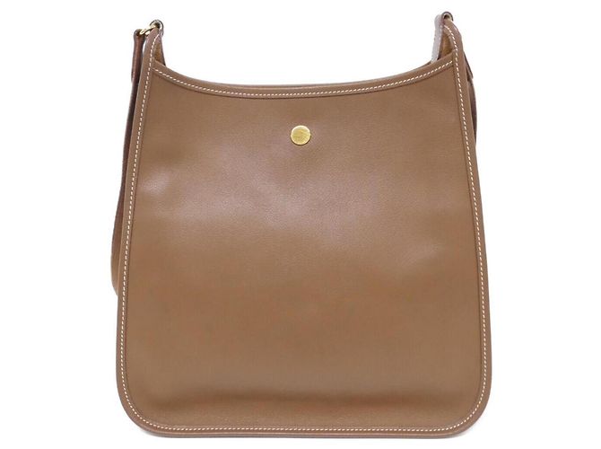 Hermès Borsa a tracolla Hermes Vespa PM Marrone - vista 2