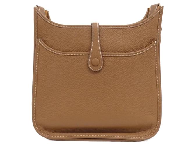 Hermès Borsa a tracolla Hermes Evelyne 3 PM D'oro - vista 2