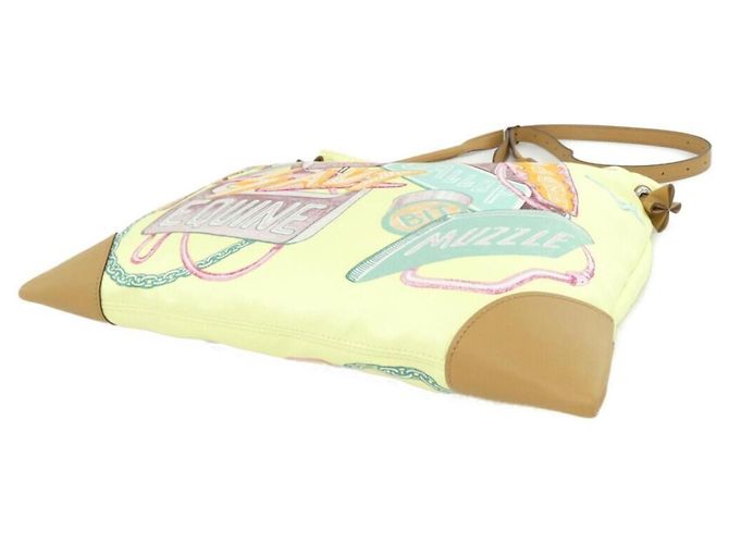 Hermès Borsa a tracolla Hermes Chevalscope Neon Silky City PM Giallo - vista 3