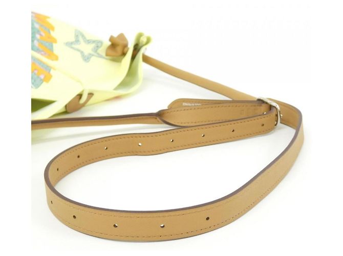 Hermès Borsa a tracolla Hermes Chevalscope Neon Silky City PM Giallo - vista 5