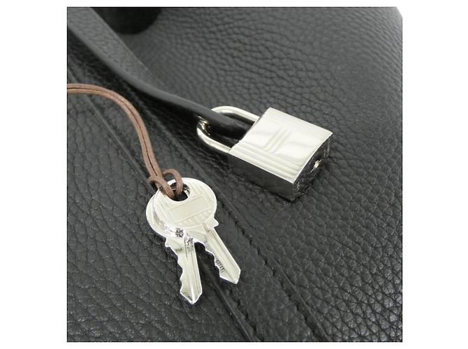 Hermès Borsa Hermes Picotin Lock MM Nero - vista 3