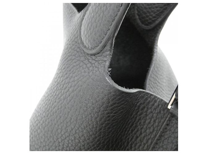 Hermès Borsa Hermes Picotin Lock MM Nero - vista 4