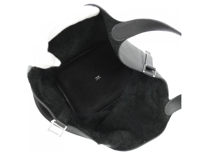 Hermès Borsa Hermes Picotin Lock MM Nero - vista 6