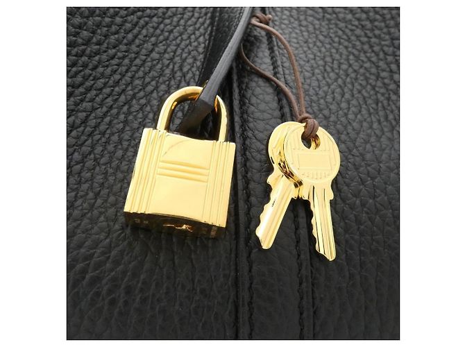 Hermès Borsa Hermes Picotin Lock MM Nero - vista 3