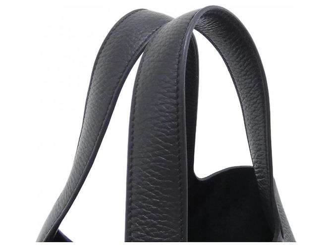 Hermès Borsa Hermes Picotin Lock MM Nero - vista 4
