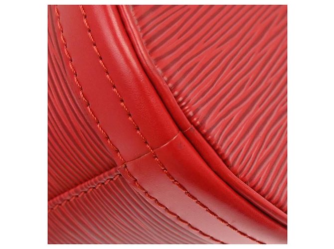 Louis Vuitton Bucket Epi Leather PM Rosso - vista 7