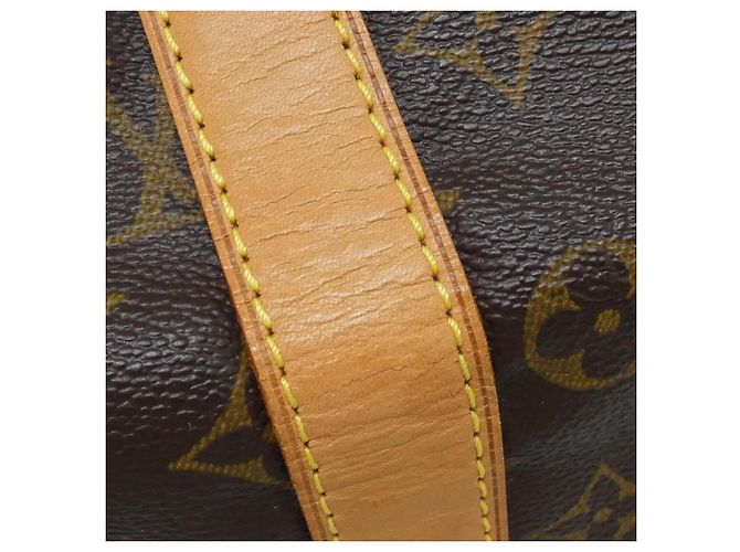 Louis Vuitton Monogram Keepall Bandoulière 55cm Braun - Ansicht 4