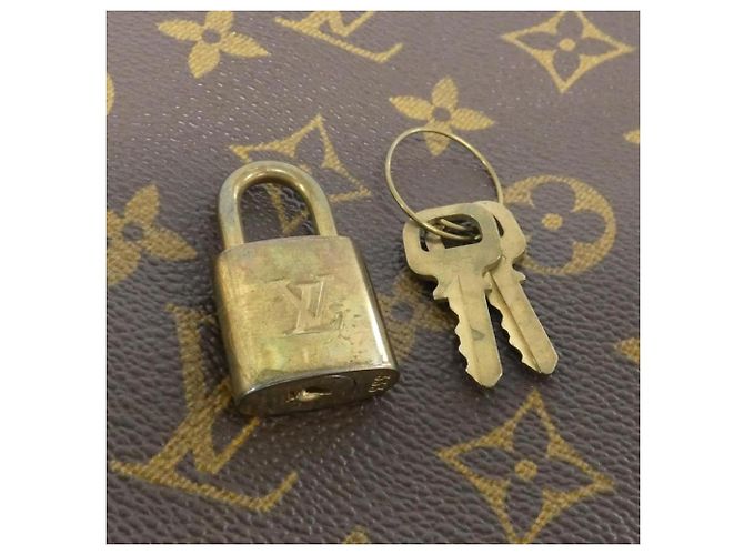 Louis Vuitton Monogram Keepall Bandoulière 55cm Braun - Ansicht 6
