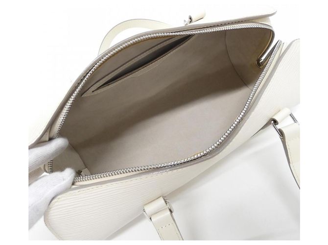 Borsa Louis Vuitton Epi Soufflot M5286J Bianco sporco - vista 8