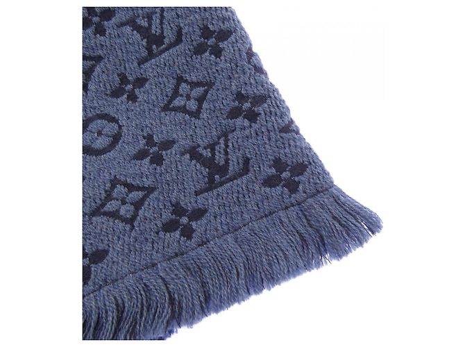 Stola Louis Vuitton Monogram Classic Blu - vista 2