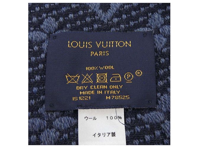 Stola Louis Vuitton Monogram Classic Blu - vista 3