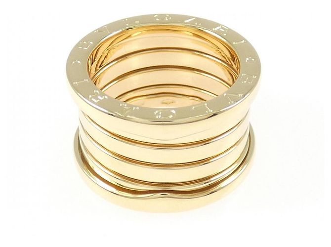 Bulgari Anello Bvlgari B.zero1 a 5 bande in oro giallo - vista 2