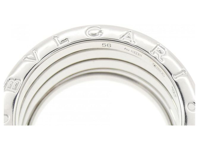 Bulgari Anello Bvlgari B.zero1 a 4 bande in oro bianco 18K - vista 3