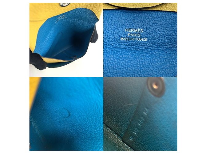 Hermès Monedero Hermes Bastia Multicolor Amarillo - vista 6