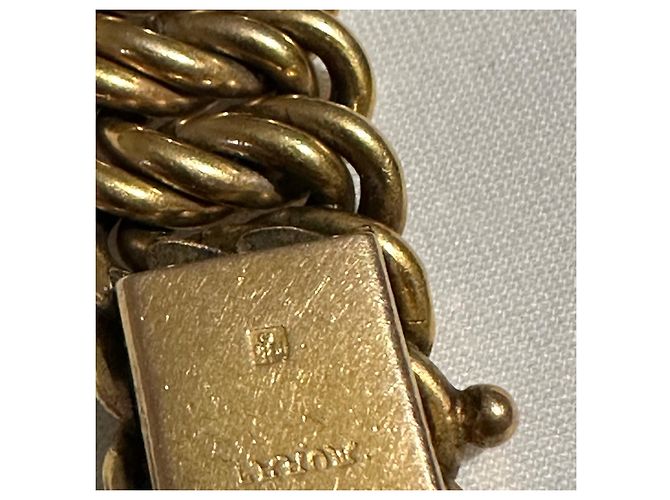 Simonetta Ravizza Bracciale Monet Vintage Catena Intrecciata Oro D'oro - vista 2