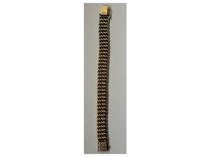 Simonetta Ravizza Bracciale Monet Vintage Catena Intrecciata Oro D'oro - vista 5