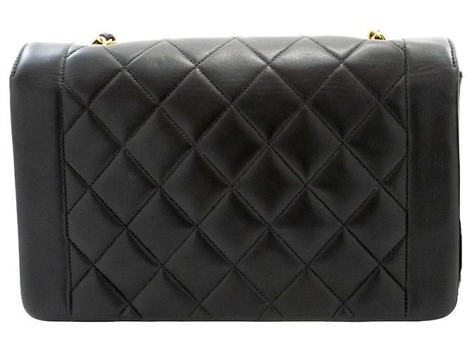 Chanel Vintage Diana Flap Quilted Lambskin Medium Black - view 2